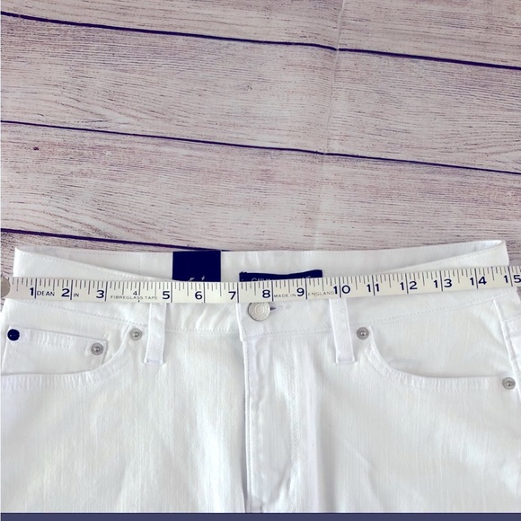 CALVIN KLEIN White Jean Skirt Size 8 - Picture 4 of 6